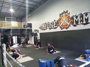 Inside the gym