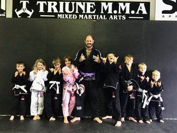 Bretto coaching the kids class